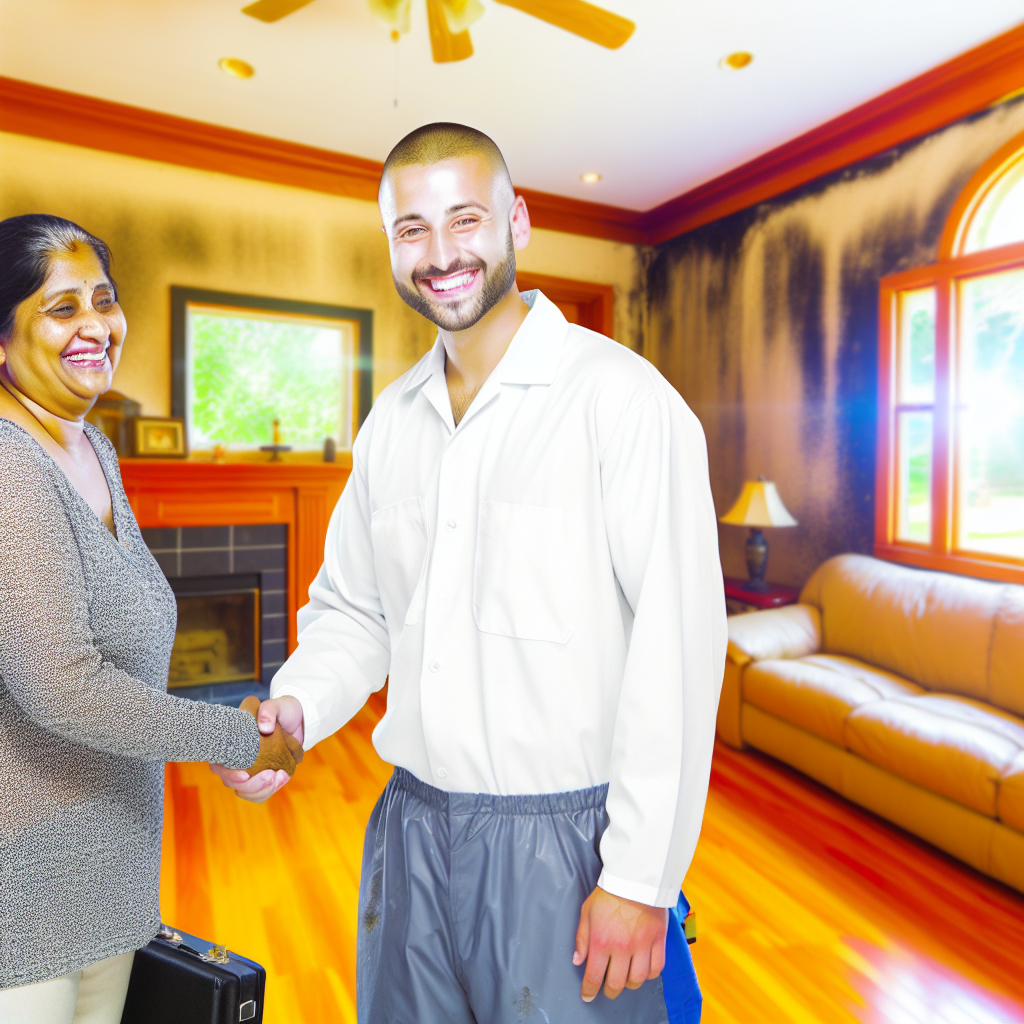 Roanoke Mold Remediation team responding to an emergency mold remediation call at a Roanoke VA residential property